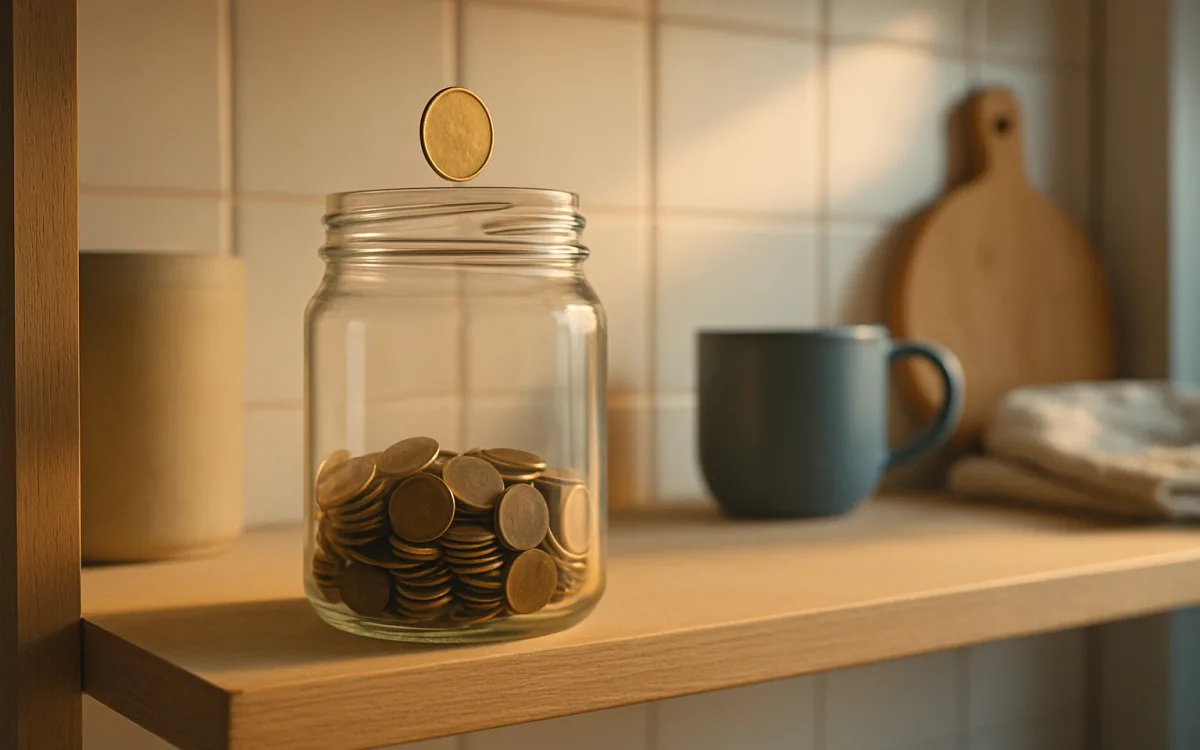 A small extra amount, repeated, against a very long term